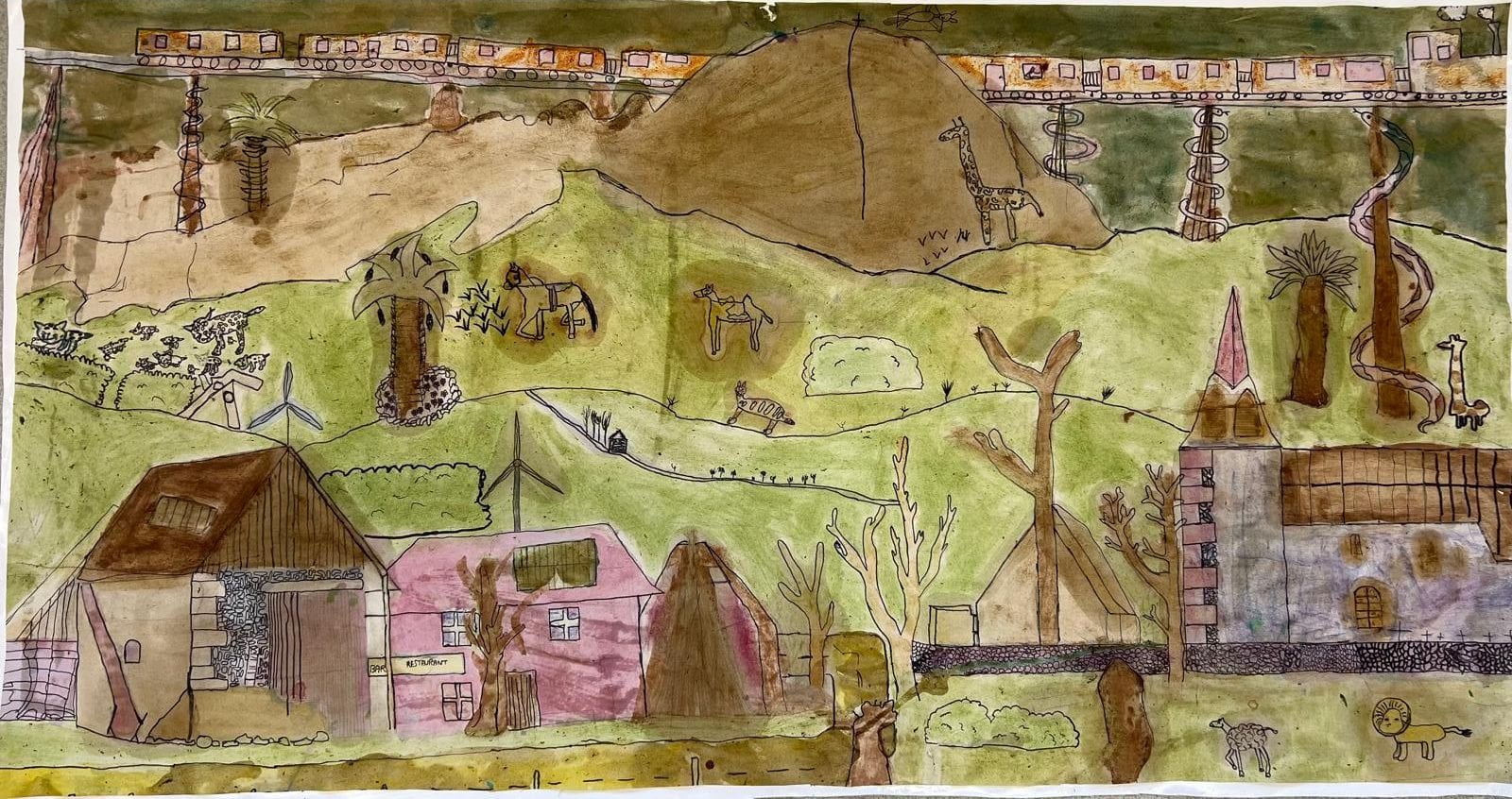 Paysages + 2 degrés Classe de Laurette Panseri